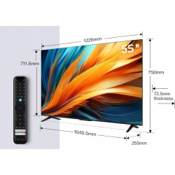 Outlet Telewizor TCL 55PF650 55" LED HDR10 Dolby 4K UHD Smart TV DVB-T2