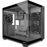 Outlet MUSETEX Y6 Obudowa PC ATX 3 zainstalowane wentylatory bez RGB czarna