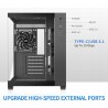 Outlet MUSETEX Y6 Obudowa PC ATX 3 zainstalowane wentylatory bez RGB czarna