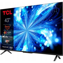 USZKODZONY TCL 43PF650 TV 43 cali 4K UHD Dolby Atmos HDR10 Miracast Alexa