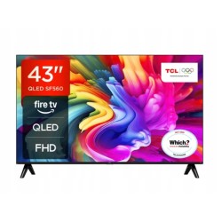 Outlet Telewizor TCL 43SF560 43 cale QLED Full HD Fire TV bezramkowy HDR