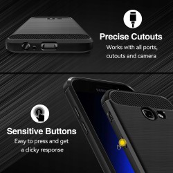 Outlet Etui iVoler silikonowe do Samsung Galaxy A5, czarne, odporne na