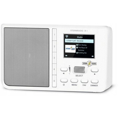 Outlet Radio internetowe sieciowo-bateryjne TechniSat Sternradio IR 2 białe