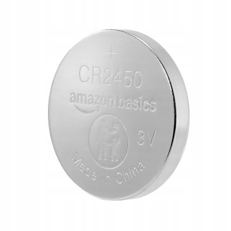 Bateria guzikowa Amazon Basics CR2450 litowa 3V 1 sztuka uniwersalna
