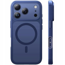 Outlet Etui TAURI do iPhone'a 17 Pro Max MagSafe, niebieskie, z ochroną