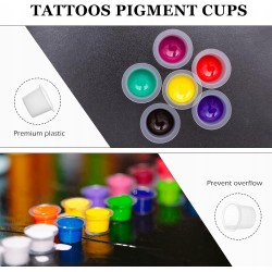ULTNICE 15mm kolorowe nasadki do tatuażu duże rozmiar L