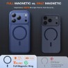 Outlet Etui TAURI do iPhone'a 17 Pro Max MagSafe, niebieskie, z ochroną