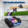 Outlet Vrxeqi zdalnie sterowany samochód wyścigowy 360° drift LED srebrny
