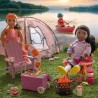 Outlet Namiot dla lalki biwak Camping Camper Nights karty 13 elementów CE