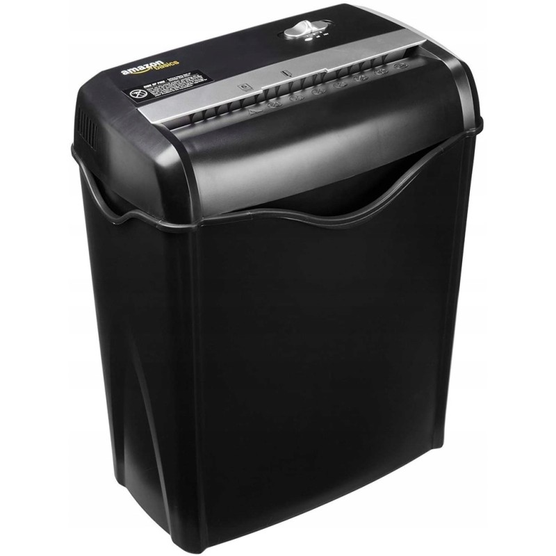 Outlet Amazon Basics Niszczarka do dokumentów do biura 5-6 arkuszy 14,5l