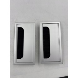Outlet 2x Przepust Kablowy Bolatus Aluminiowy Biurko 160x80mm Maskownica