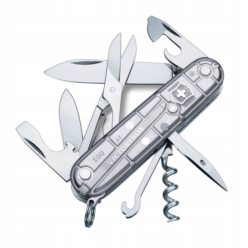 Outlet Victorinox 1.3703.T7 scyzoryk Climber 91 mm 14 funkcji Silver Tech