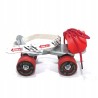 Outlet Jonex Deluxe Wrotki Koła 55mm Regulowane 34-43 Roller Skate czerwone