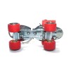 Outlet Jonex Deluxe Wrotki Koła 55mm Regulowane 34-43 Roller Skate czerwone