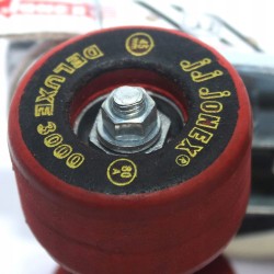 Outlet Jonex Deluxe Wrotki Koła 55mm Regulowane 34-43 Roller Skate czerwone