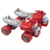 Outlet Jonex Deluxe Wrotki Koła 55mm Regulowane 34-43 Roller Skate czerwone