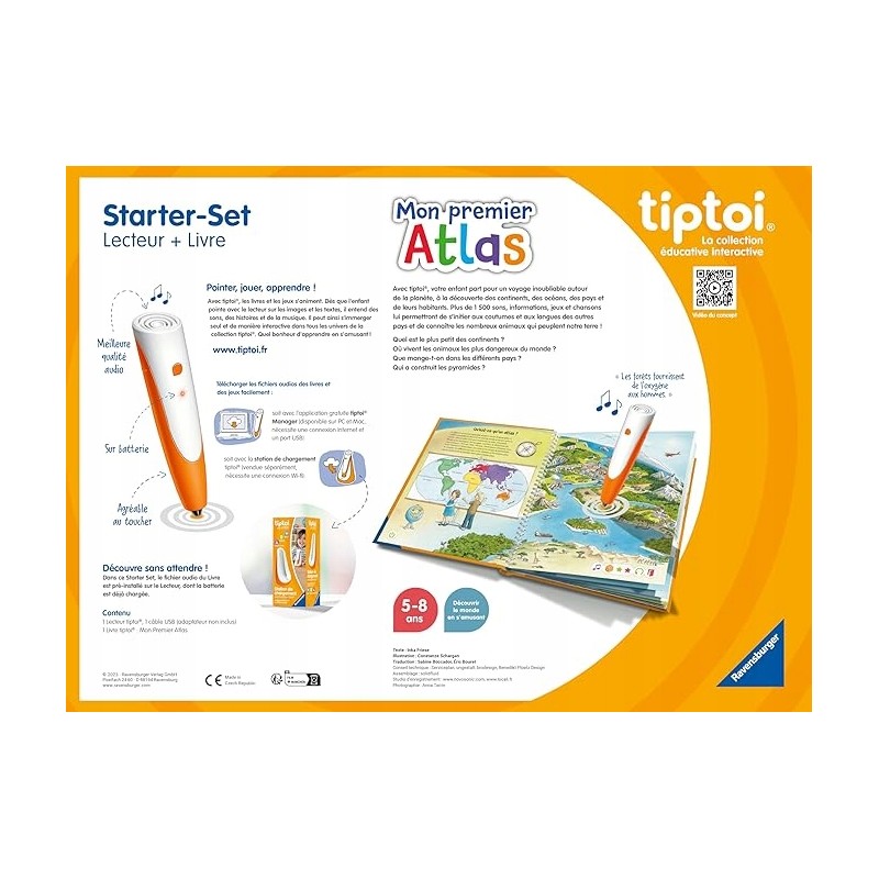 Outlet Interaktywna gra planszowa Starter Atlas Ravensburger