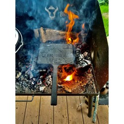 Outlet BBQ-Toro gofrownica + forma do ciasta podwójny prostokątny kształt