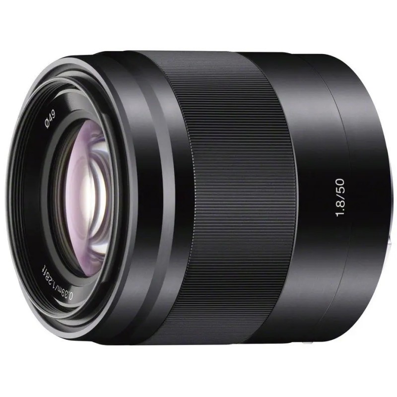 USZKODZONY Obiektyw Sony E 50mm f/1.8 OSS stałoogniskowe śr. 49 cm Optical