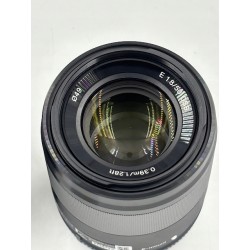 USZKODZONY Obiektyw Sony E 50mm f/1.8 OSS stałoogniskowe śr. 49 cm Optical
