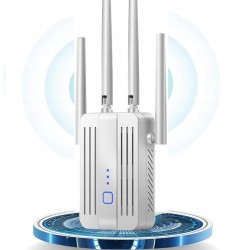 Outlet Wzmacniacz WLAN 1200Mb/s dual band 5GHz i 2,4GHz z portem LAN/WAN