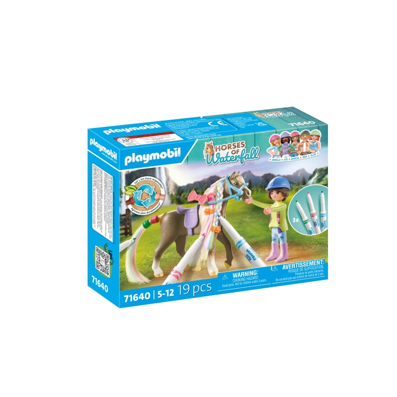 Outlet Playmobil Horses of Waterfall Kreatywny Zestaw z koniem OPIS