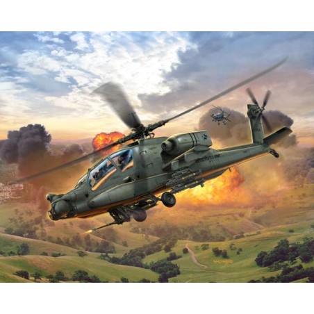 Outlet Model do sklejenia śmigłowiec AH-64A Apache Revell 04985 1:100