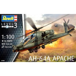 Outlet Model do sklejenia śmigłowiec AH-64A Apache Revell 04985 1:100