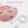 Outlet Elektryczny Ogrzewacz do Rąk USB 3h Użycia Idealny na Zimę Różowy