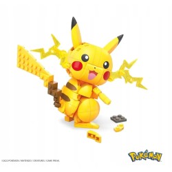 Outlet Klocki konstrukcyjne MEGA Pikachu zestaw 211 elementów plastik 7+