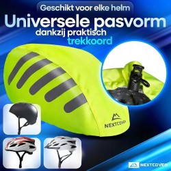 Outlet Nextcover pokrowiec przeciwdeszczowy na kask rowerowy odblaskowy