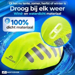 Outlet Nextcover pokrowiec przeciwdeszczowy na kask rowerowy odblaskowy