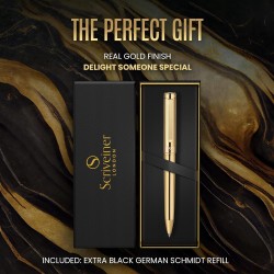 Outlet Długopis kulkowy Scriveiner Gold - elegancja i precyzja w jednym