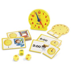 Outlet LEARNING RESOURCES ZEGAR DO KREATYWNEJ NAUKI GODZIN ZESTAW