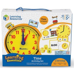 Outlet LEARNING RESOURCES ZEGAR DO KREATYWNEJ NAUKI GODZIN ZESTAW