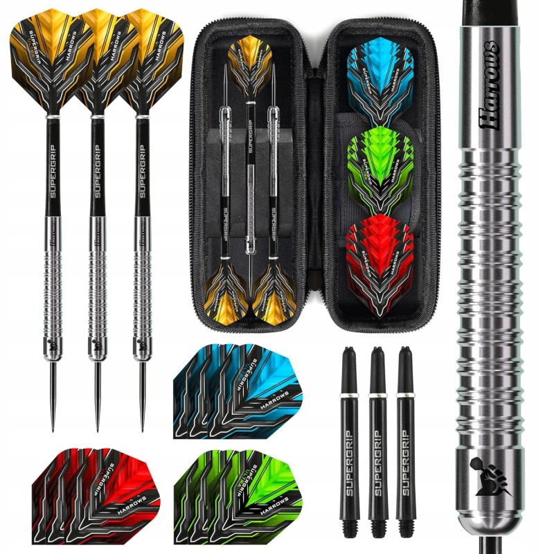 Outlet Zestaw rzutek Harrows Supergrip Ultimate Tungsten 22g-28g z etui 20