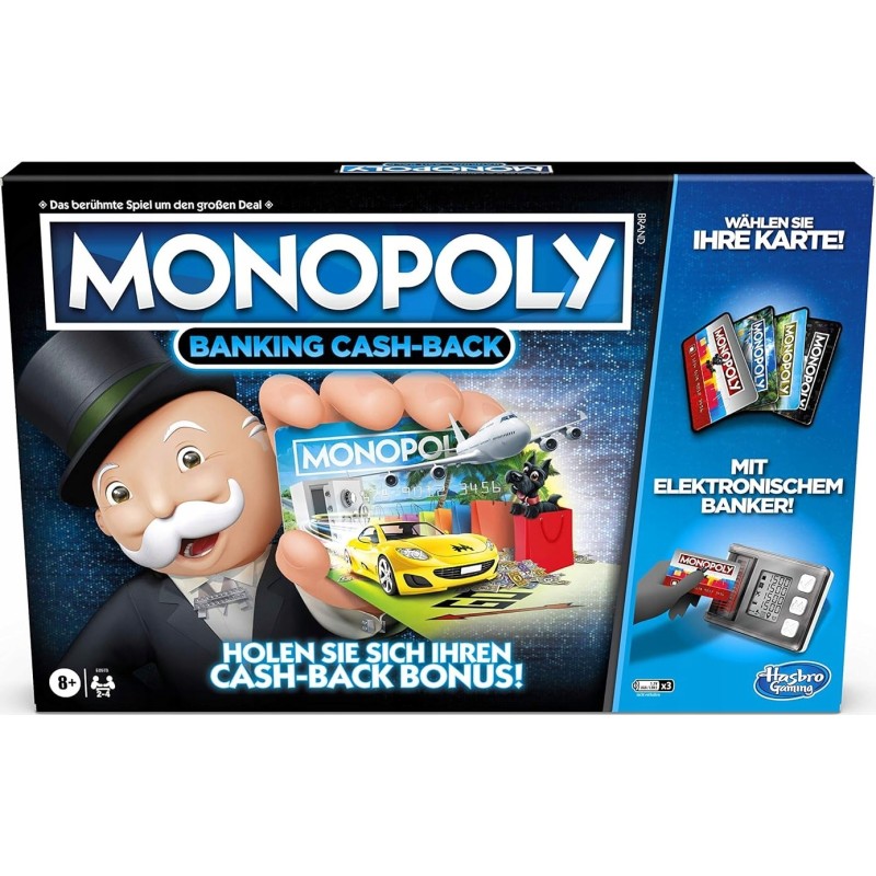 Outlet Gra planszowa Hasbro Monopoly Banking Cash-Back