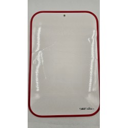 Outlet Biała tablica Bic 30 cm x 44 cm do nauki pracy domu na ściane