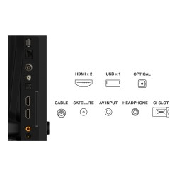 USZKODZONY Telewizor TCL 40SF560 40" Full HD Smart Fire TV HDR10 Metalic