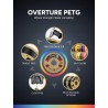 Outlet OVERTURE Filament TPU 1,75 mm 1kg przezroczysty czerwony mocny