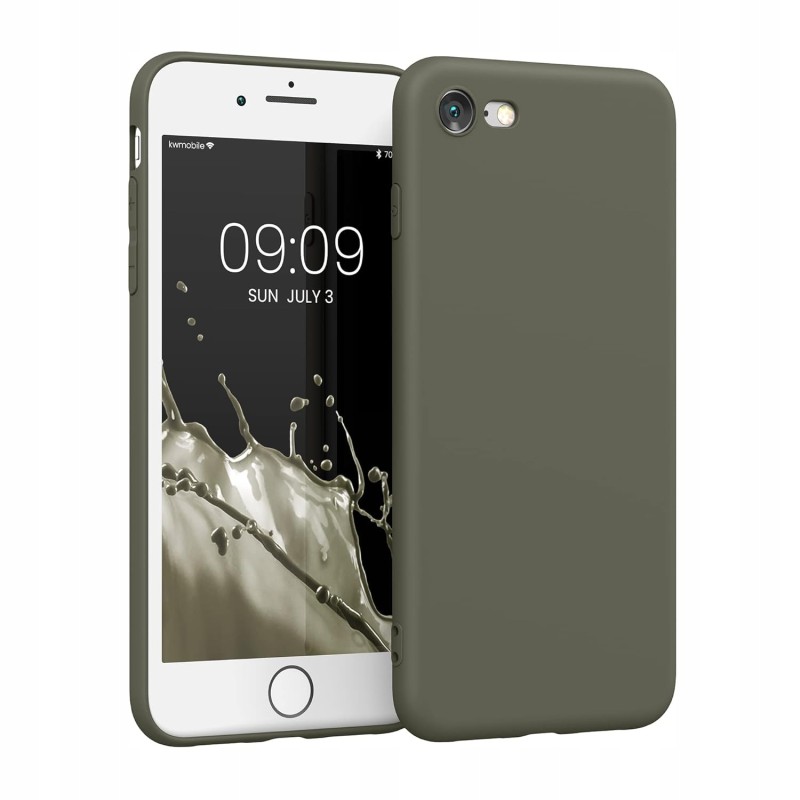 Outlet kwmobile case iPhone SE 2022 2020 iPhone 8 7 zielone TPU lekkie