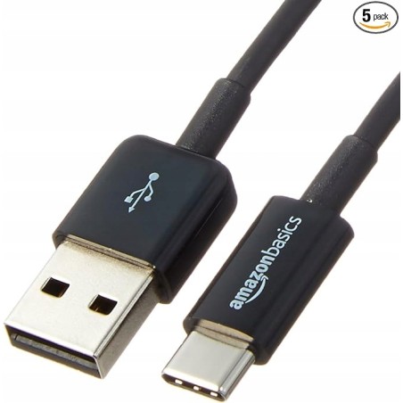 Outlet Kabel Amazon Basics szybkie ładowanie USB-C na USB-A 2.0 480 Mb/s