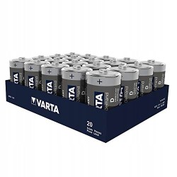 Outlet Bateria alkaliczna Varta Power On Demand D (R20) Zestaw 20 szt.