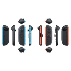 Outlet Kontroler bezprzewodowy Nintendo czarny Joy-Con 2 akumulatorowy