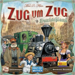 Asmodee Zug Um Zug Deutschland gra planszowa 2-5 graczy 8+ edycja 2023