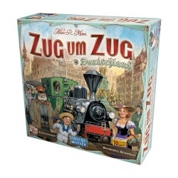 Asmodee Zug Um Zug Deutschland gra planszowa 2-5 graczy 8+ edycja 2023