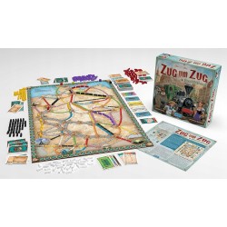 Asmodee Zug Um Zug Deutschland gra planszowa 2-5 graczy 8+ edycja 2023