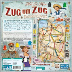 Asmodee Zug Um Zug Deutschland gra planszowa 2-5 graczy 8+ edycja 2023