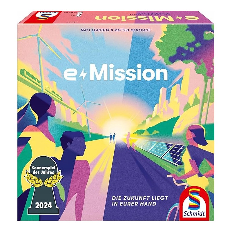 Schmidt Spiele e-misja gra planszowa rodzinna kooperacyjna 1-4 graczy DE