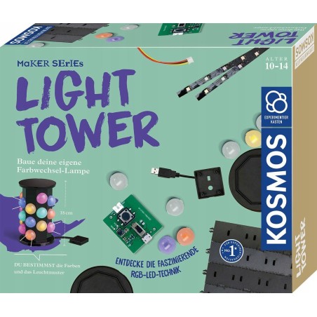 Outlet Kosmos Light Tower zestaw eksperymentów kreatywne lampa LED 10 lat +